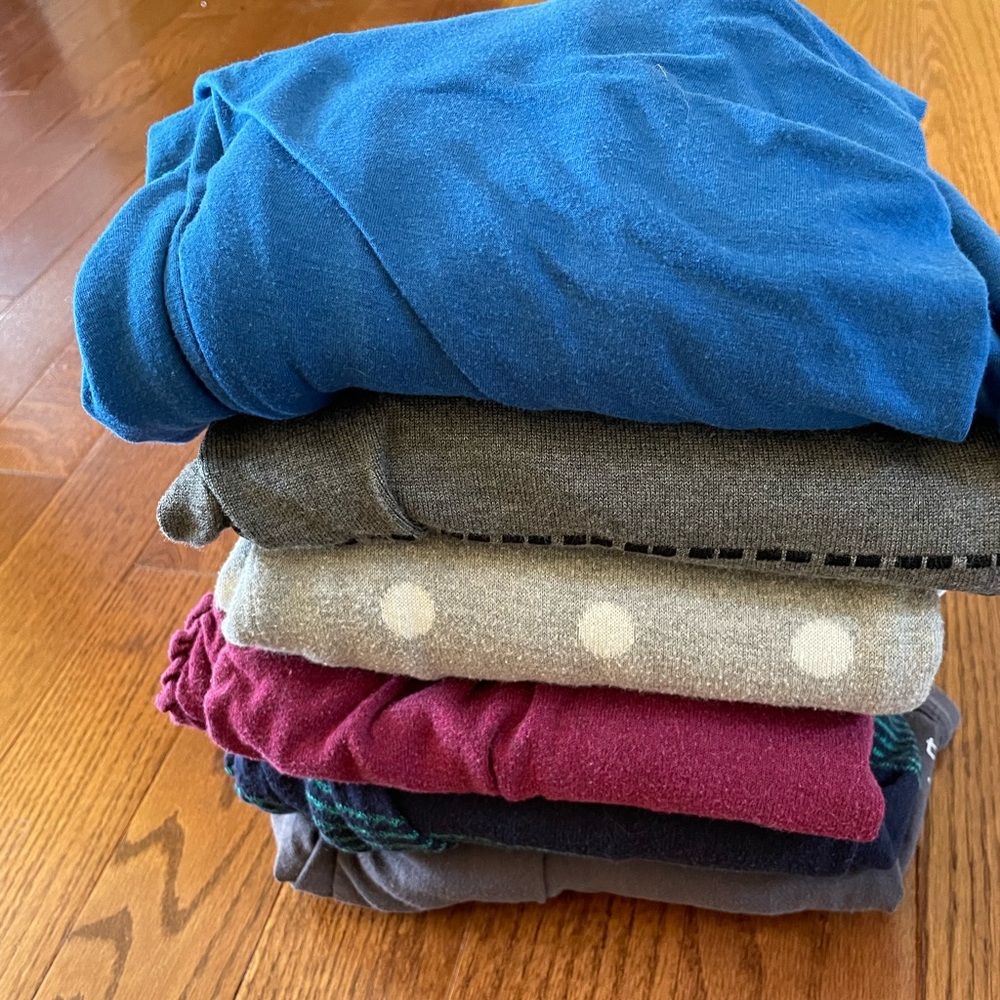 5 Maternity Tops size XL
